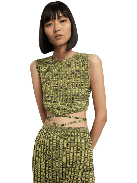 Size S | Christopher Esber Sleeveless Tie Crop Top