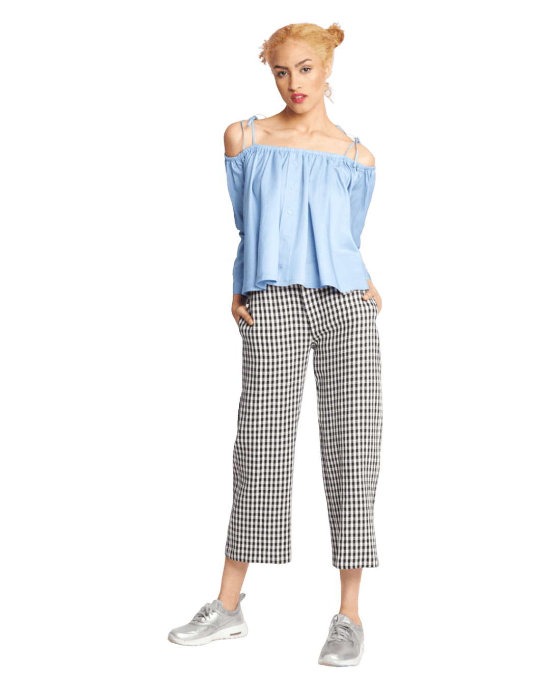 Size 40 (L) | Sandy Liang Off-Shoulder Hammond Top