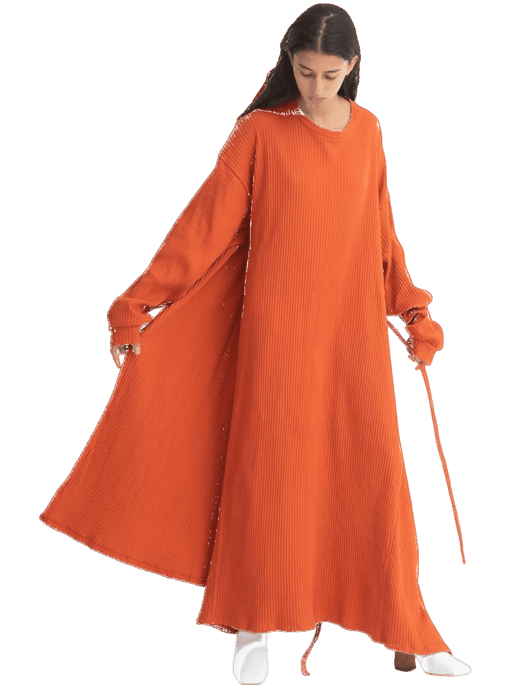 Size XS | Baserange Shaw Long Sleeve Kaftan Dress
