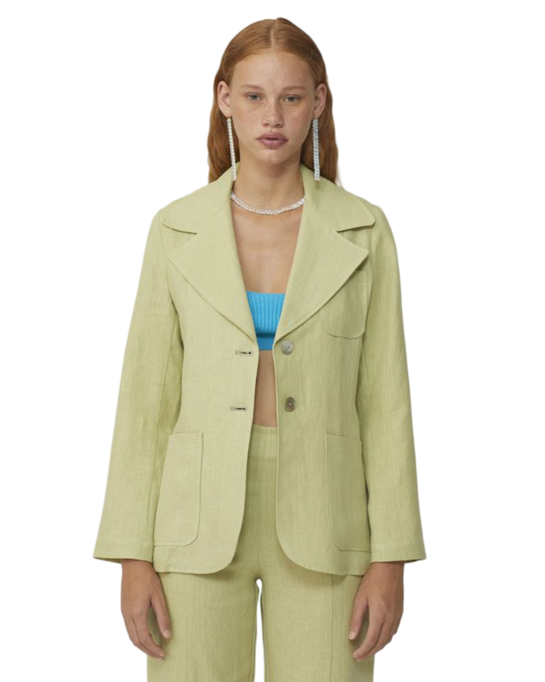 Size 38 (10) | Paloma Wool 'Dallas' Linen Blazer Jacket