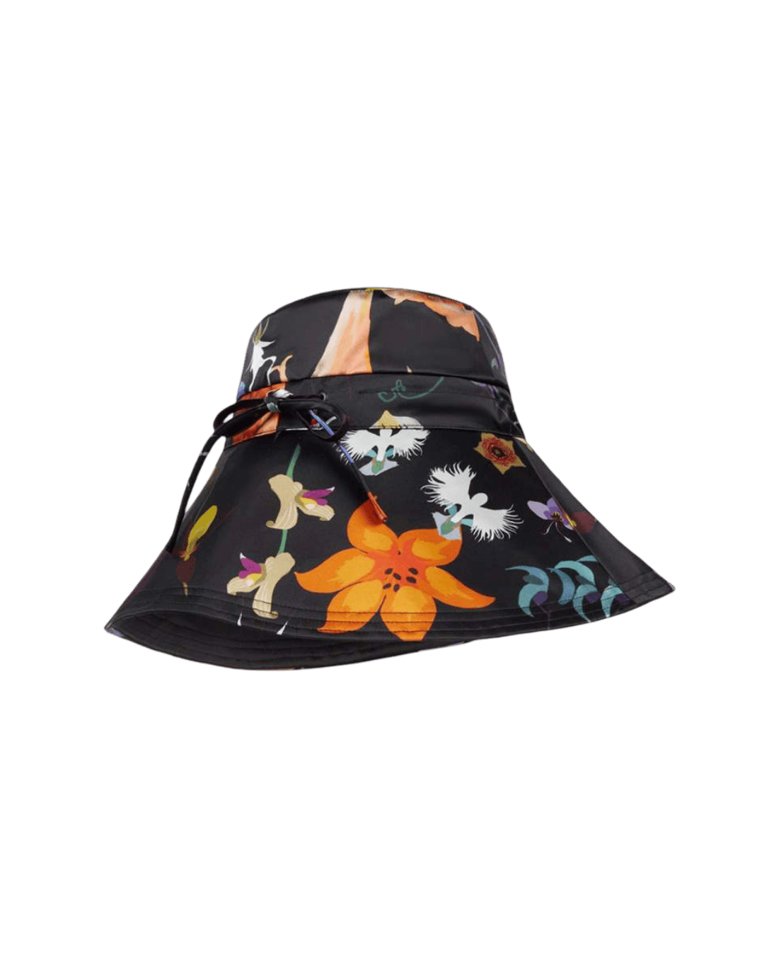 Silk Laundry Wide Brim Bucket Hat