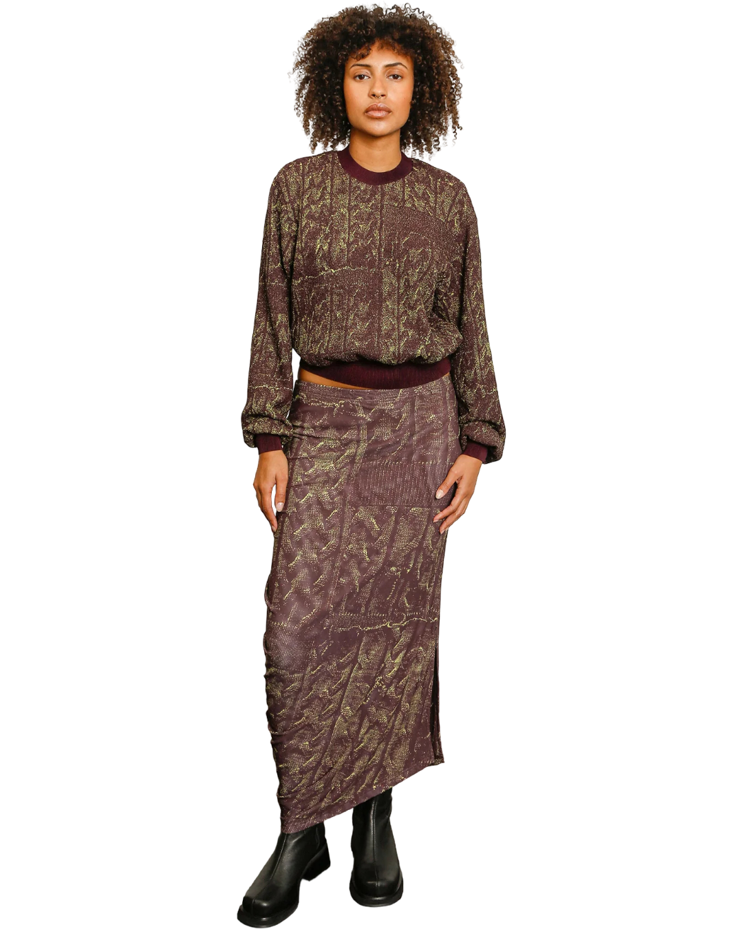 Size XL | Alpha60 Mesh Asymmetrical Skirt