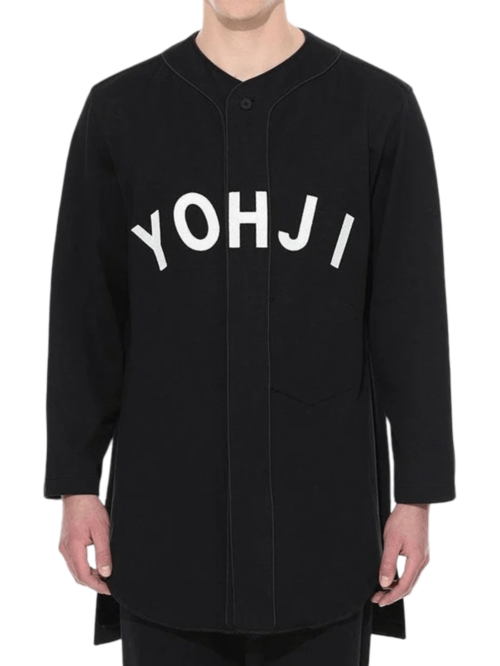 Size L | Adidas Y-3 FT Yohji Letters Baseball Shirt