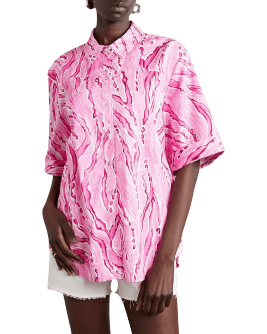 Size 6 | Aje Blaze Stitch Oversized Shirt