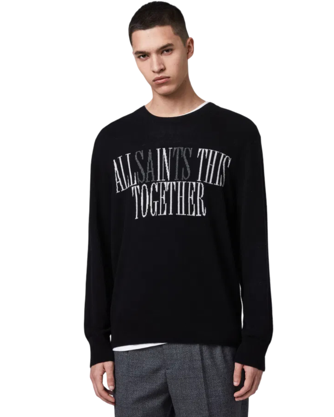 Size S | All Saints "Together" Cashmere Knit Crewneck Jumper