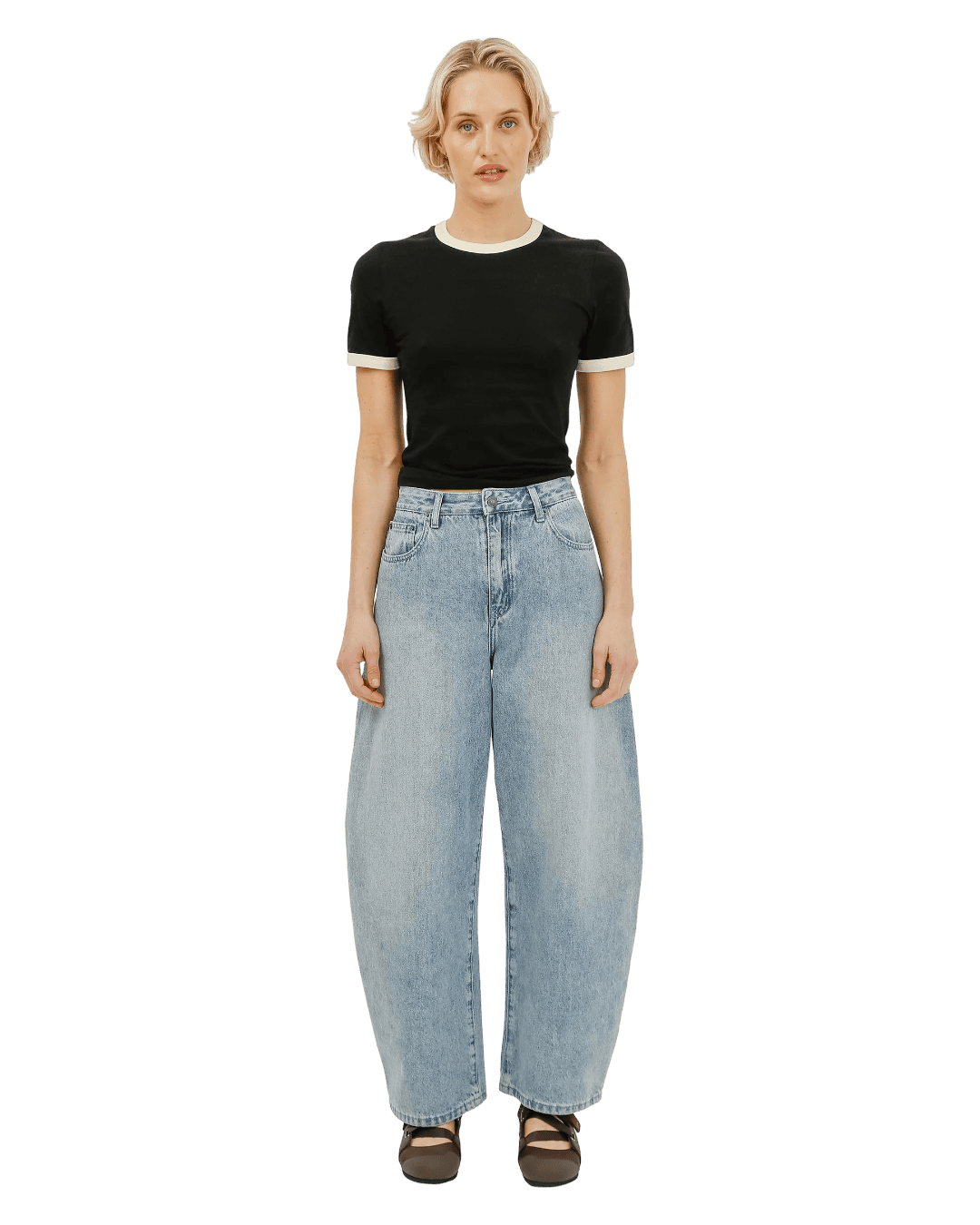 Size 26" | Alpha60 Stonewash Barrel Jeans