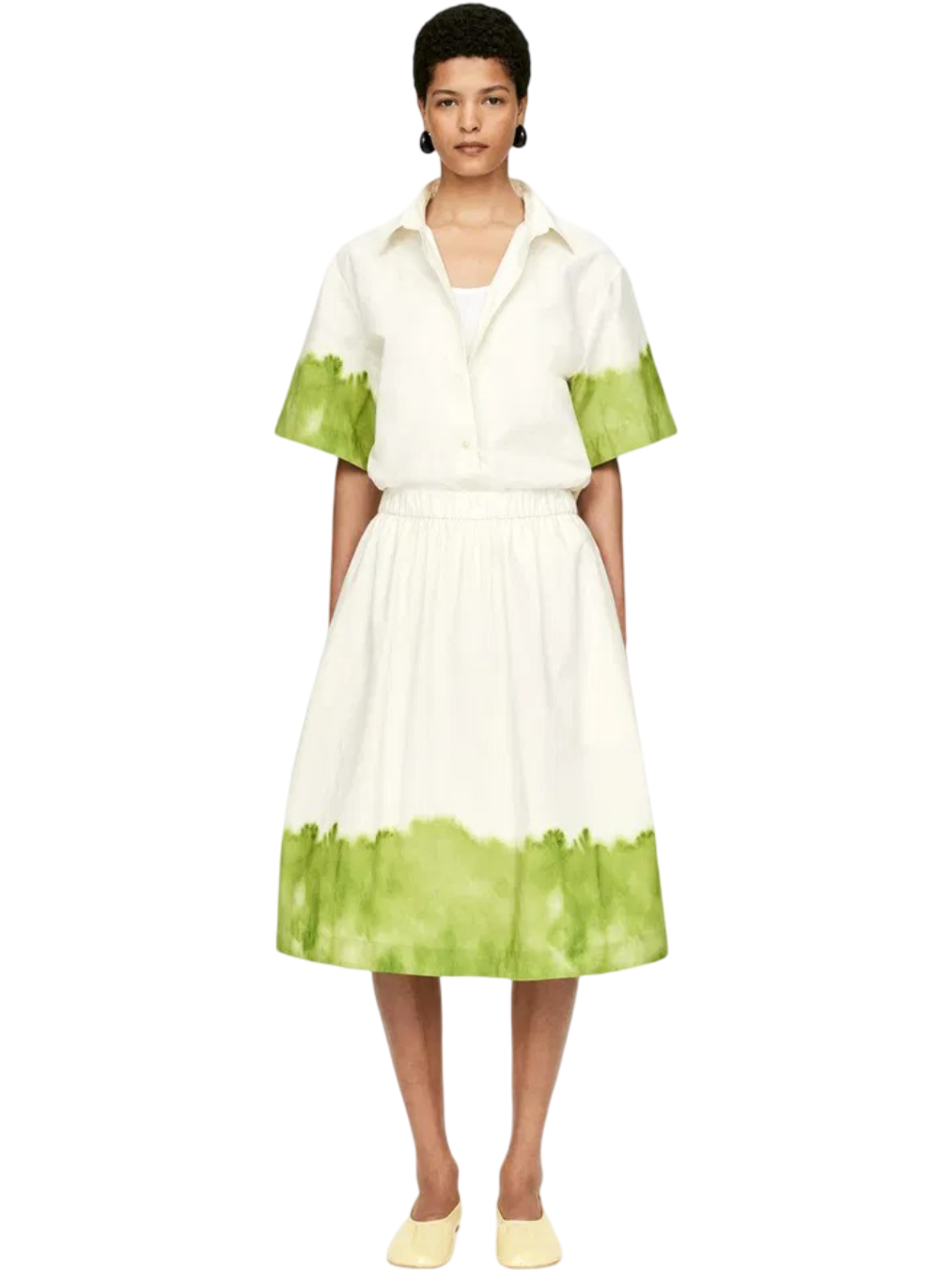 Szie S | Arket Tie-Dye Printed Midi-Skirt