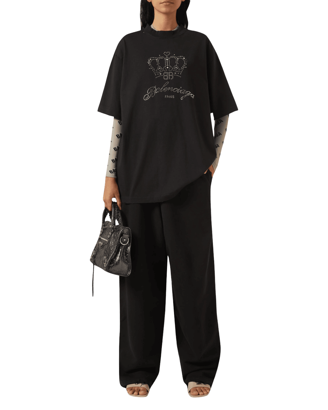 Size M | Balenciaga Motel Diamante T-shirt