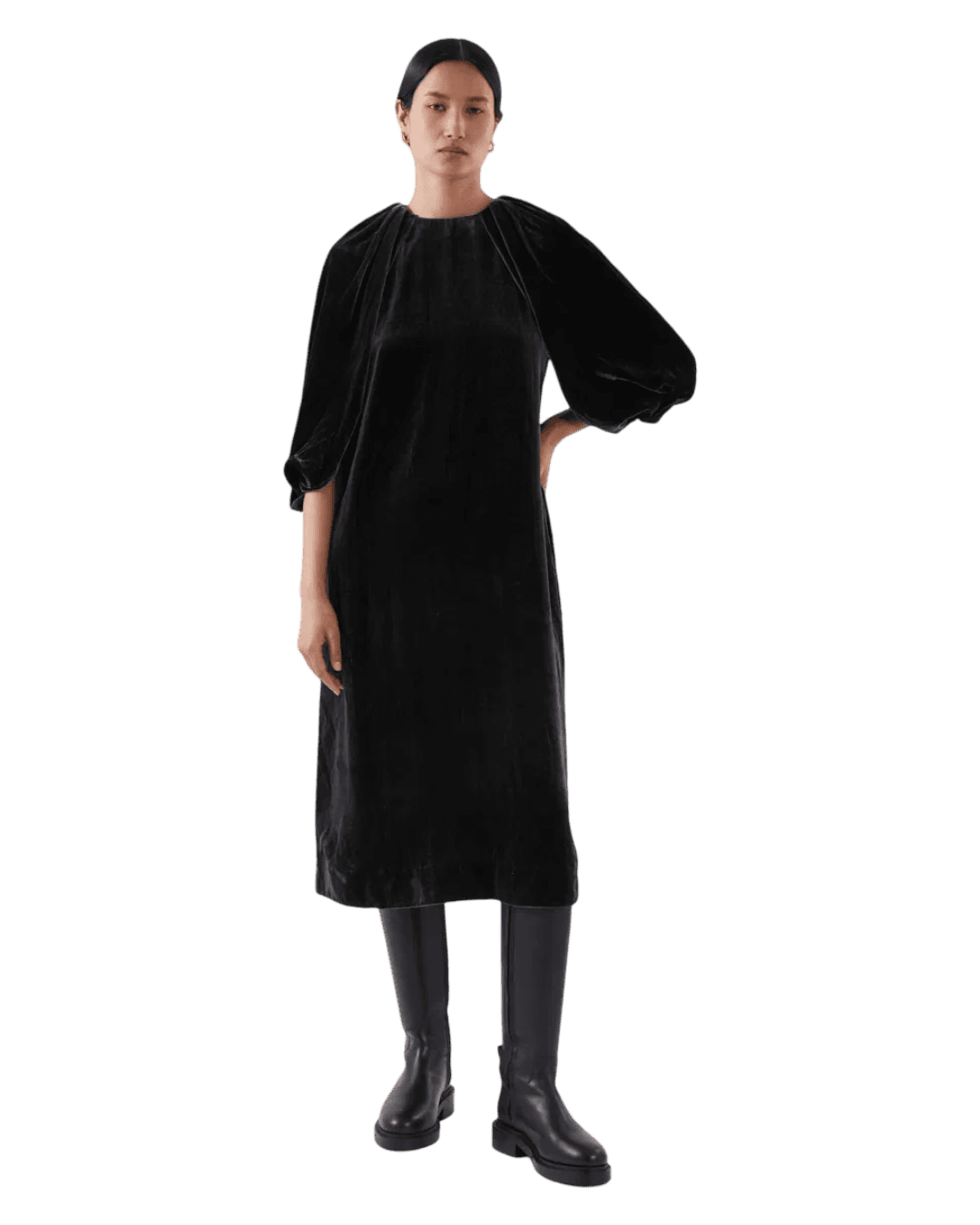 Size M | COS Silk Velvet Dress