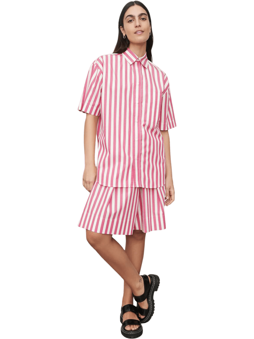 Size S | Kowtow Organic Cotton Striped Shirt