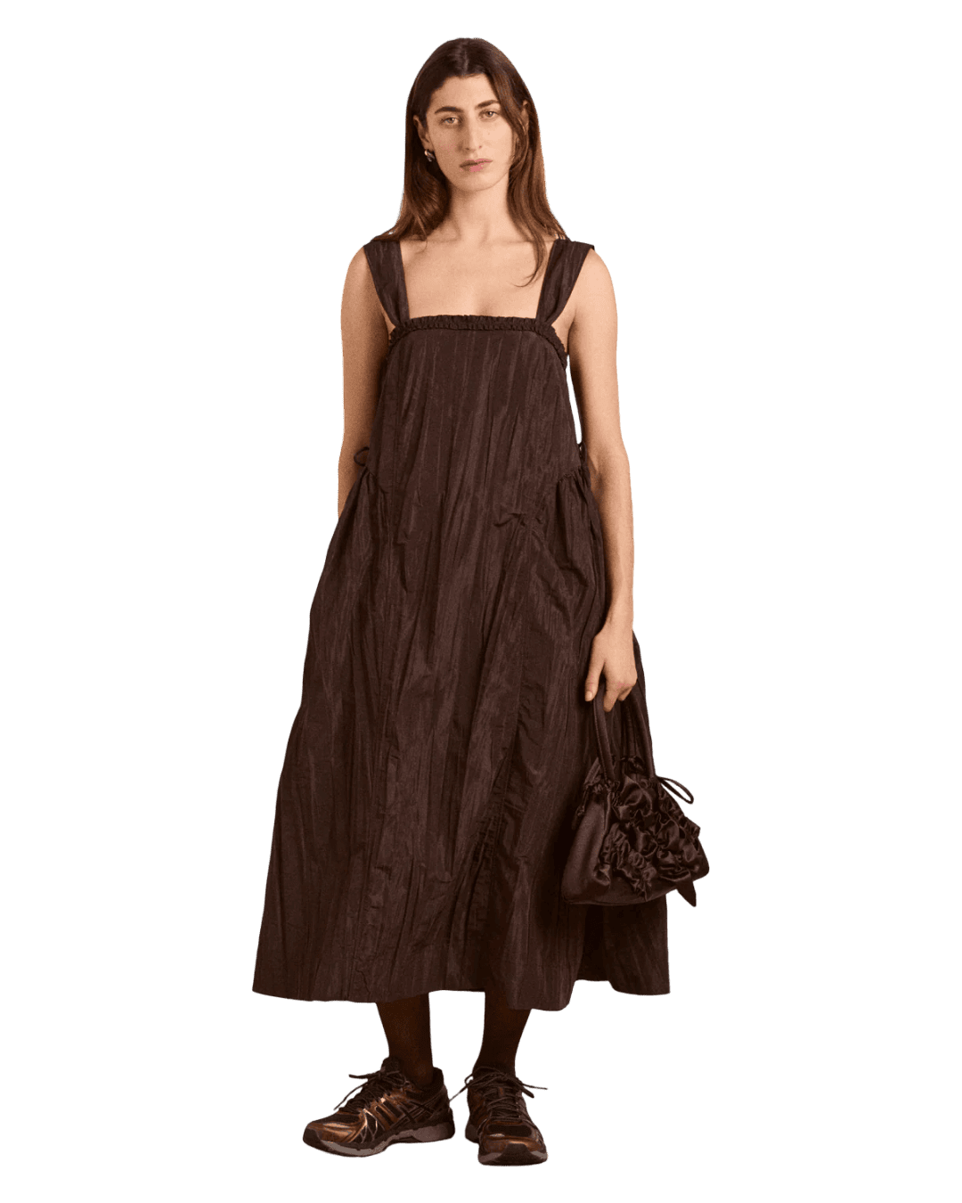 Size 8 | Damson Madder Taffeta Midi Dress