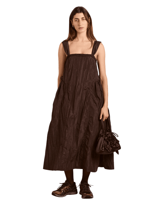 Size 8 | Damson Madder Taffeta Midi Dress