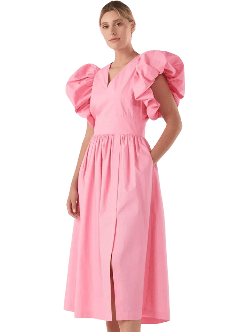 Size 22 (4XL) | Commonry Statement Sleeve Dress