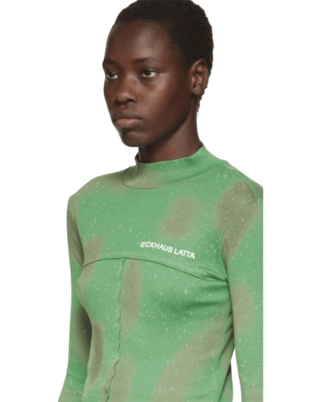 Size M | Eckhaus Latta Lapped Turtleneck Top