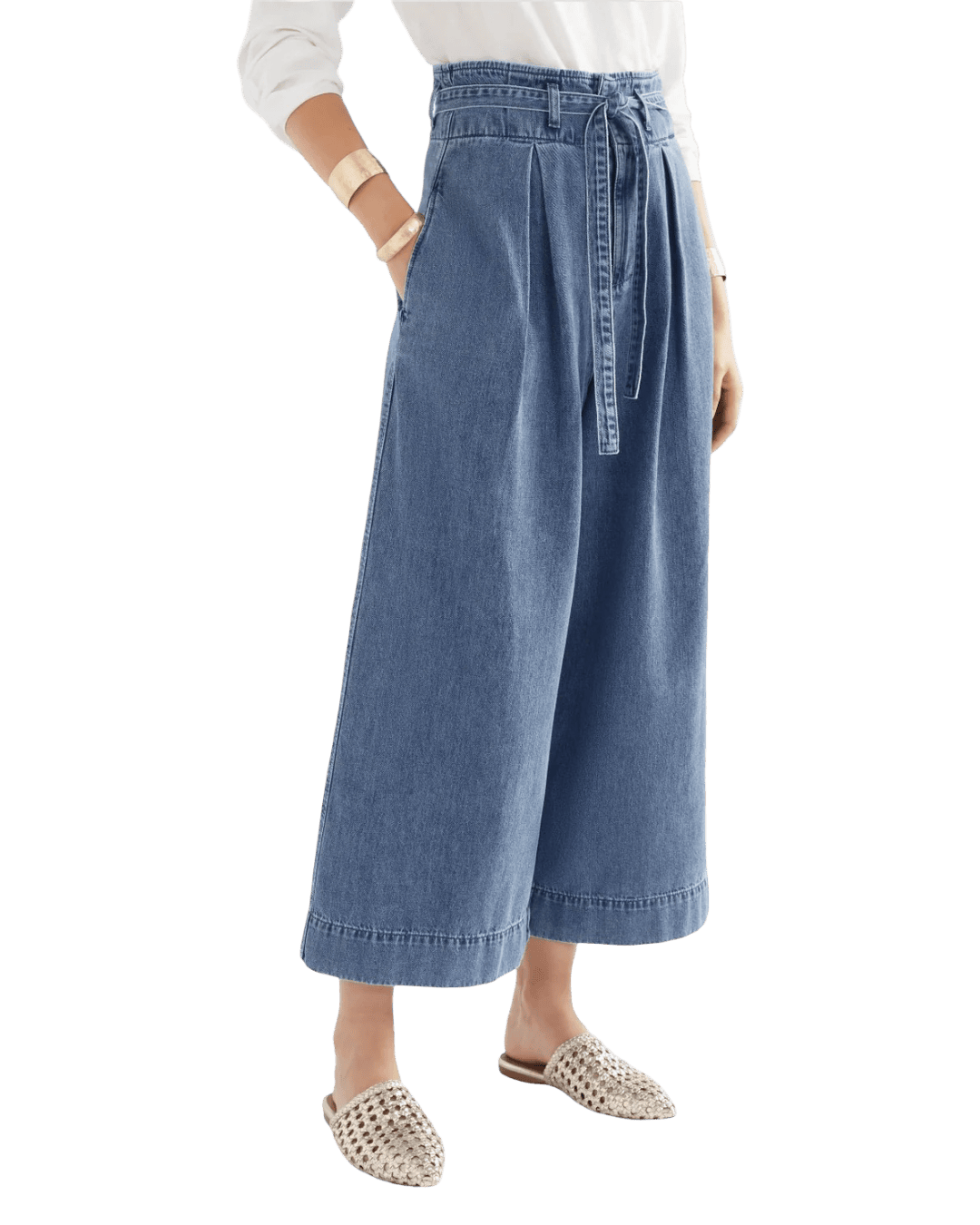Size 14 | Elk Wide Chambray Pants