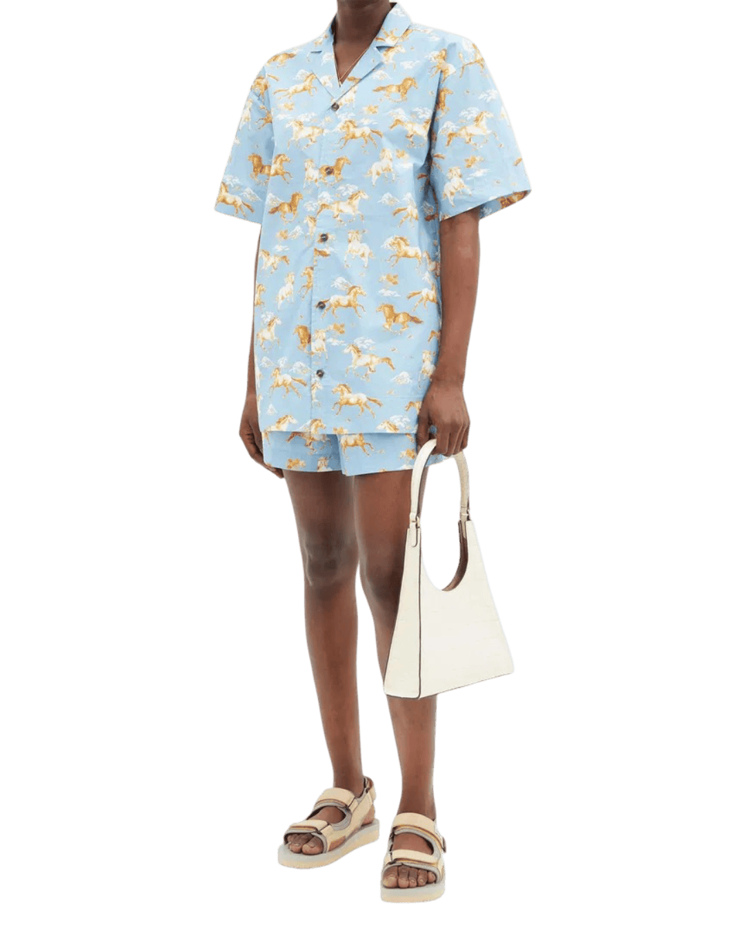 Size 44 (16) | Ganni Cotton Horse Shirt
