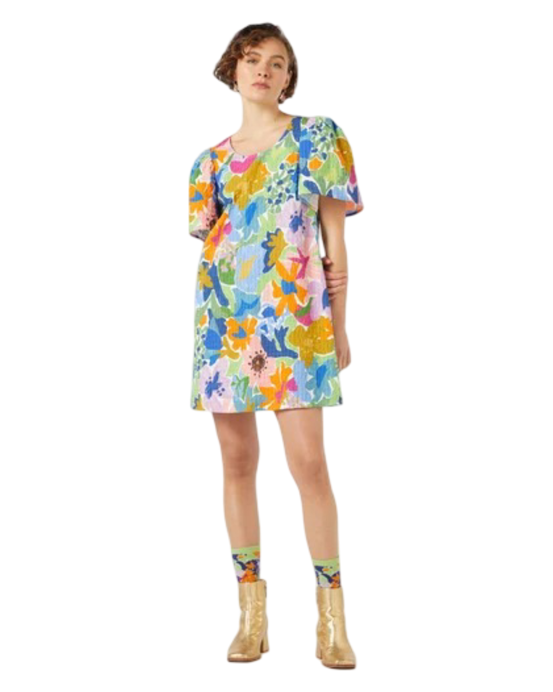 Size 16 | Gorman Wildflower Cotton Mini Dress