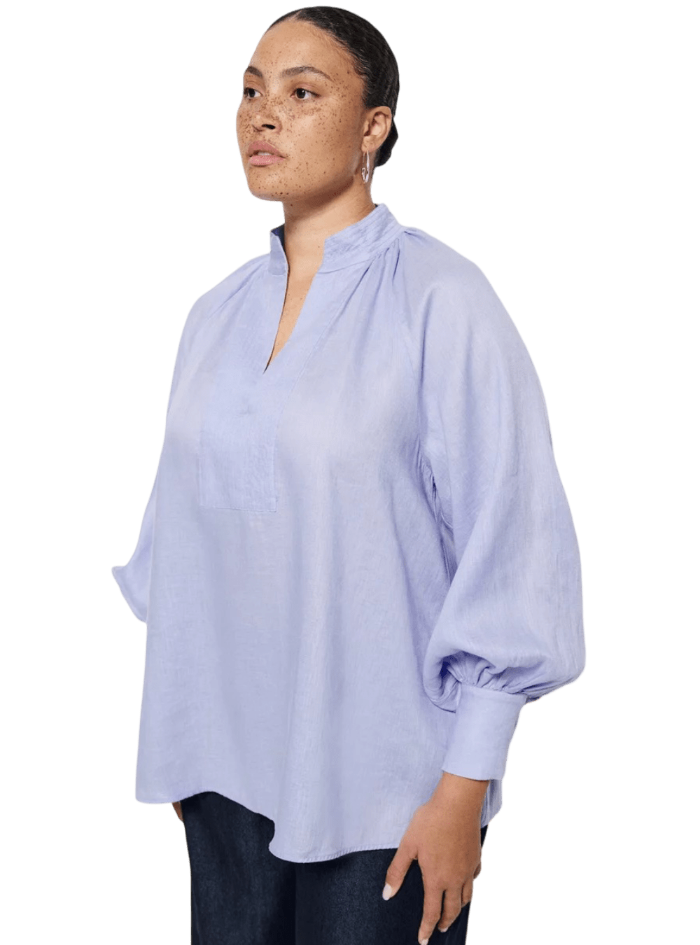 Size 22 | Commonry Lilac Linen Amelia Top