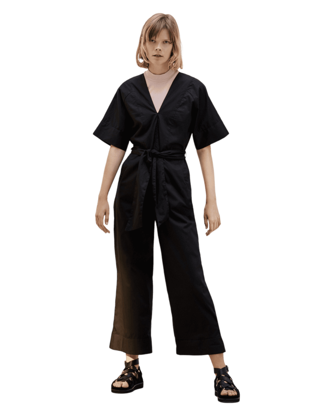 Size M | Kowtow Organic Cotton Poplin Jumpsuit