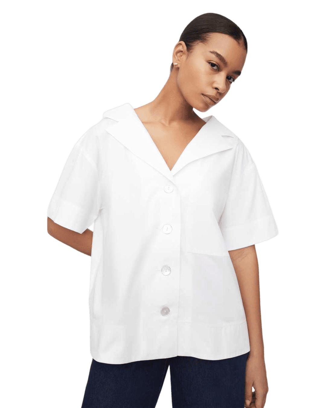 Size XXL | Kowtow Seascape Organic Cotton Shirt