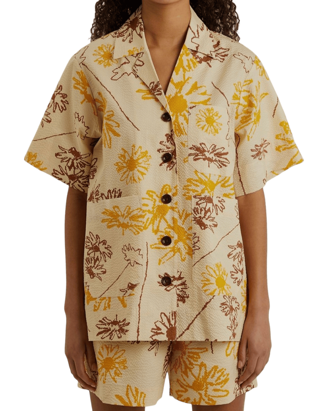 Size 4 (XL) | Lee Mathews Floral Camp Shirt