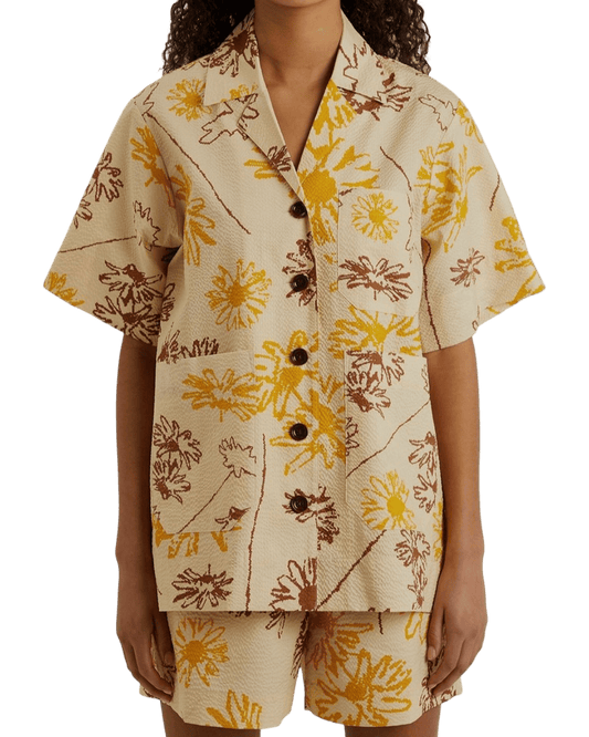 Size 4 (XL) | Lee Mathews Floral Camp Shirt