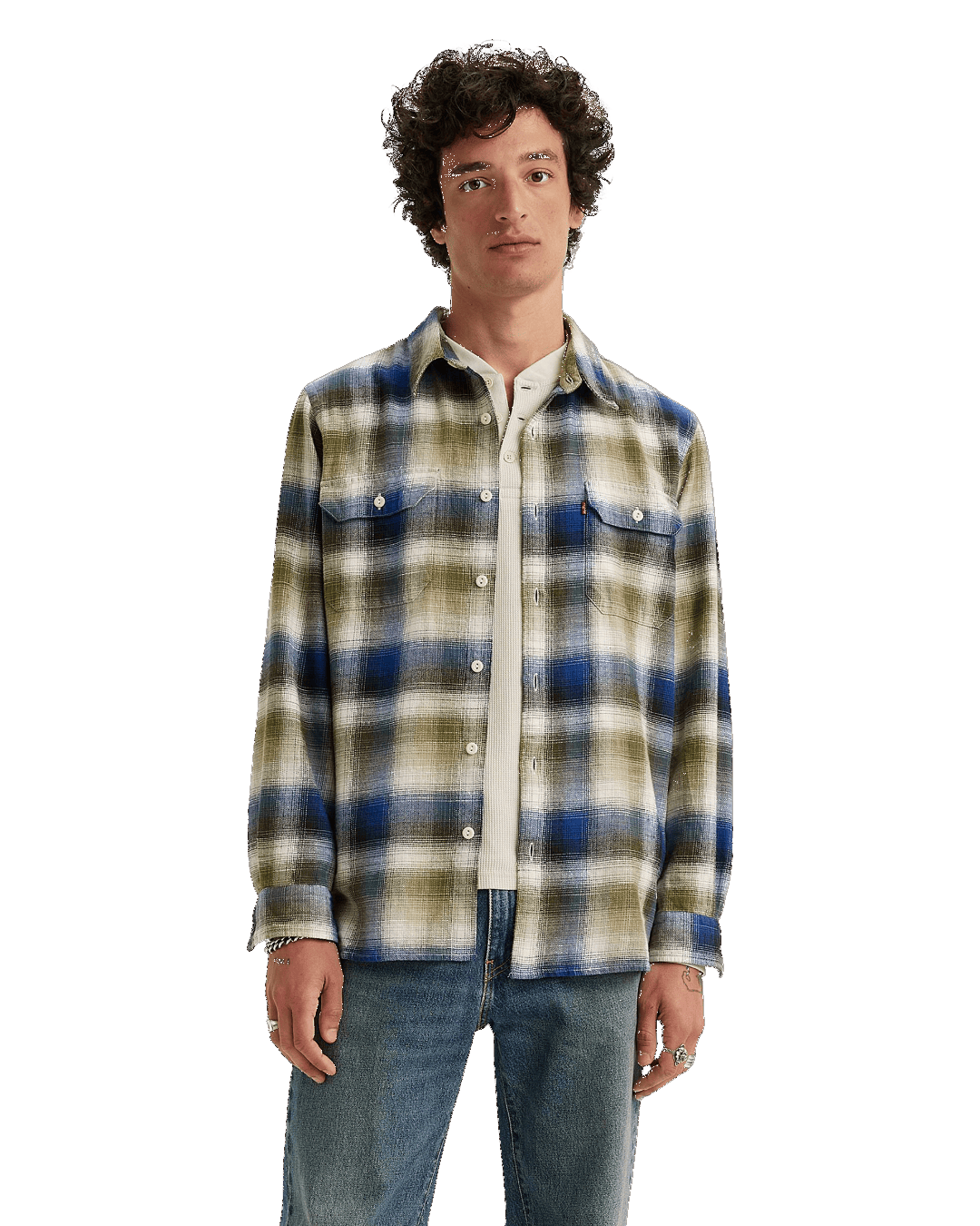 Size M | Levi's Plaid Cotton Shirt