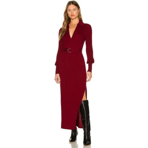 Size XL | Nicholas 'Arafa' 70s Collar Midi Dress With Tags