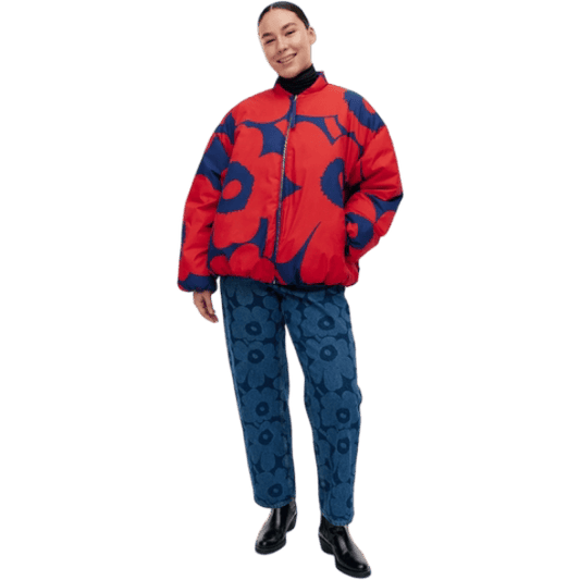Size S | Marimekko Holkki Unikko Puffer Jacket