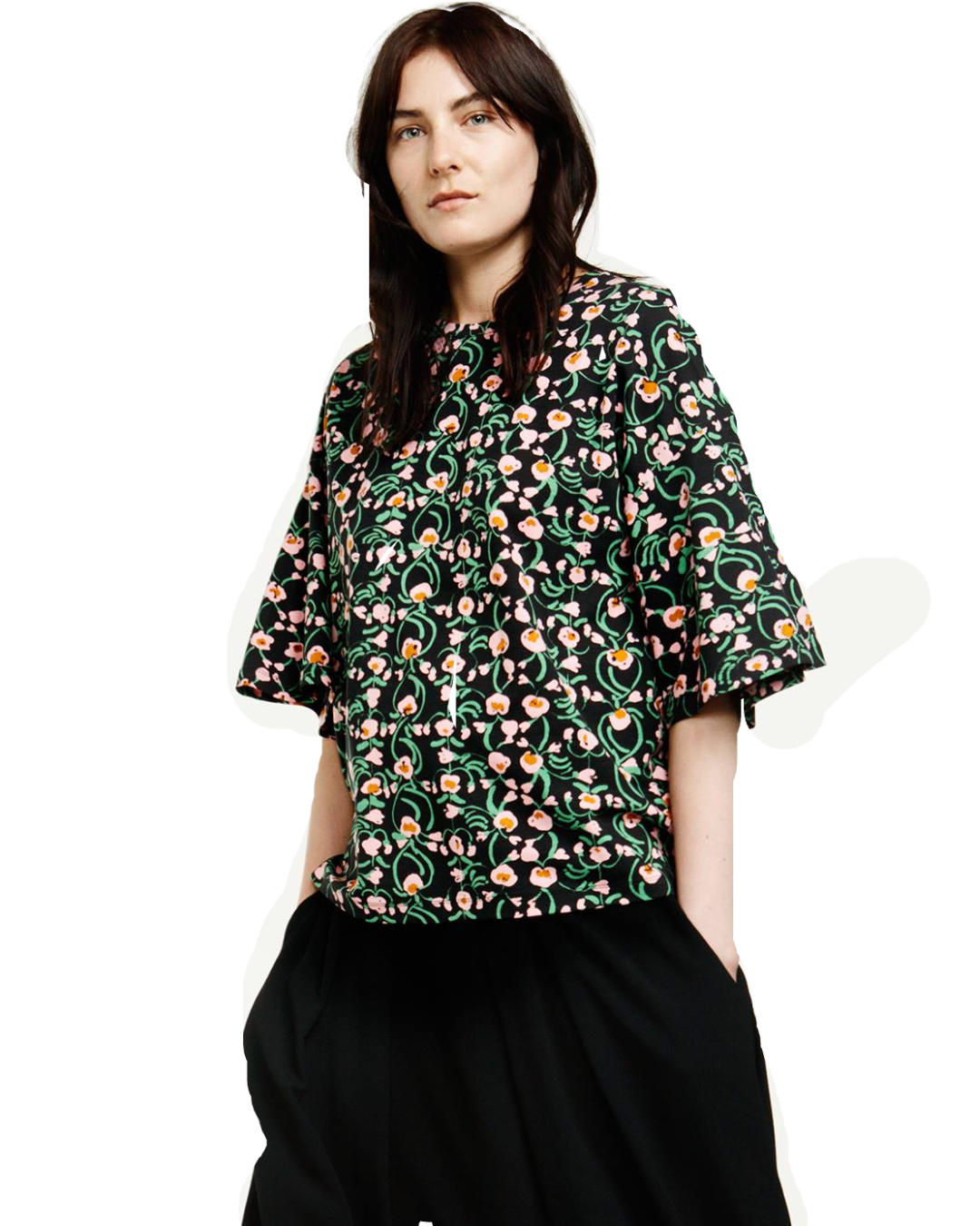 Size XS | Marimekko Floral T-shirt