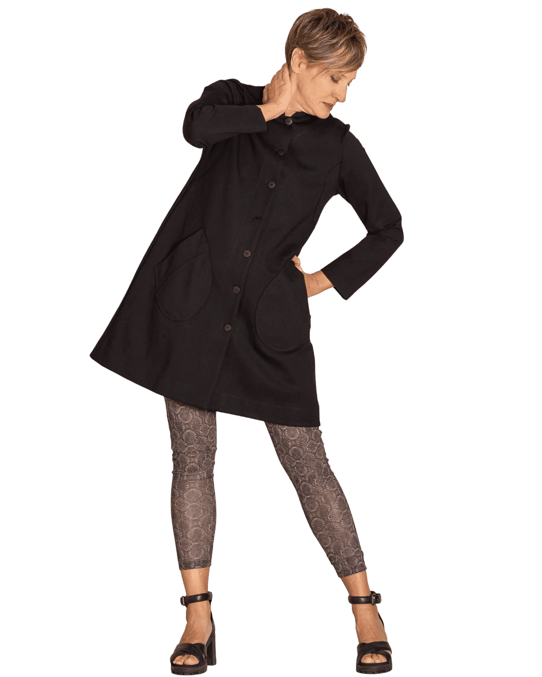 Size 18 | Megan Salmon Heavy Jersey Jacket