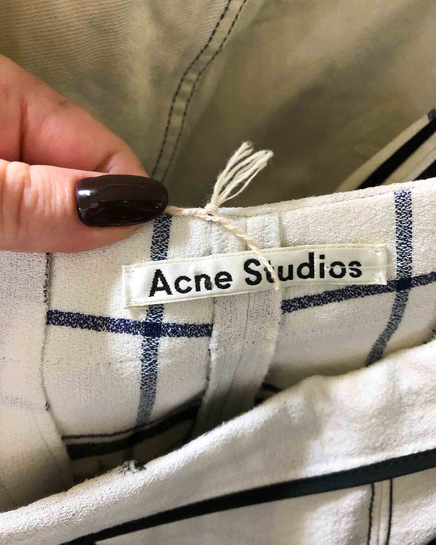 Size 40 (12) | Acne Studio Plaid Pants
