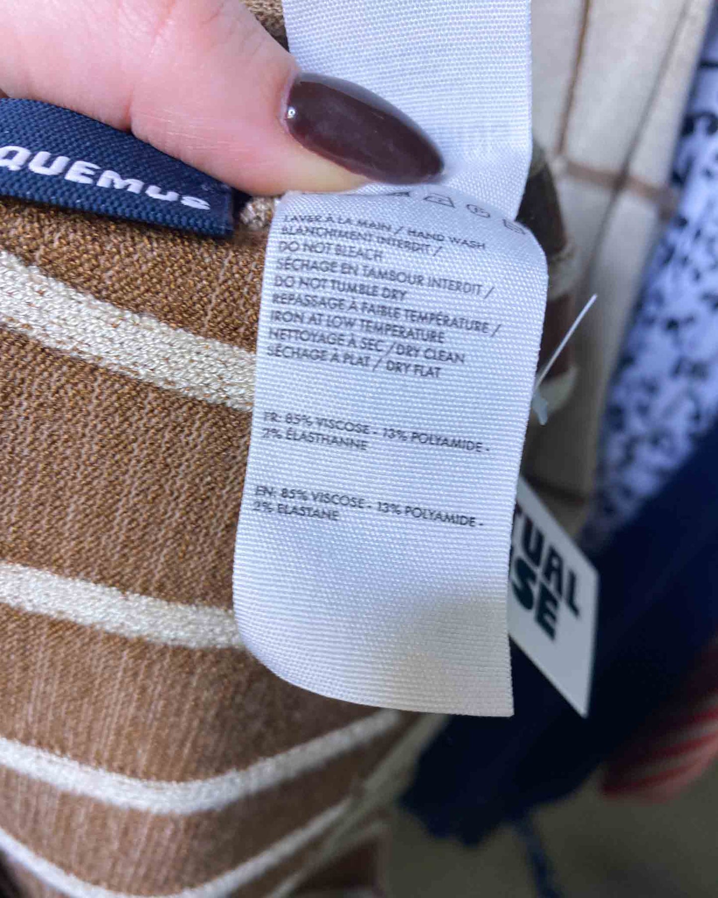Size 40 (10) | Jacquemus Jacquard Knit Mini Dress