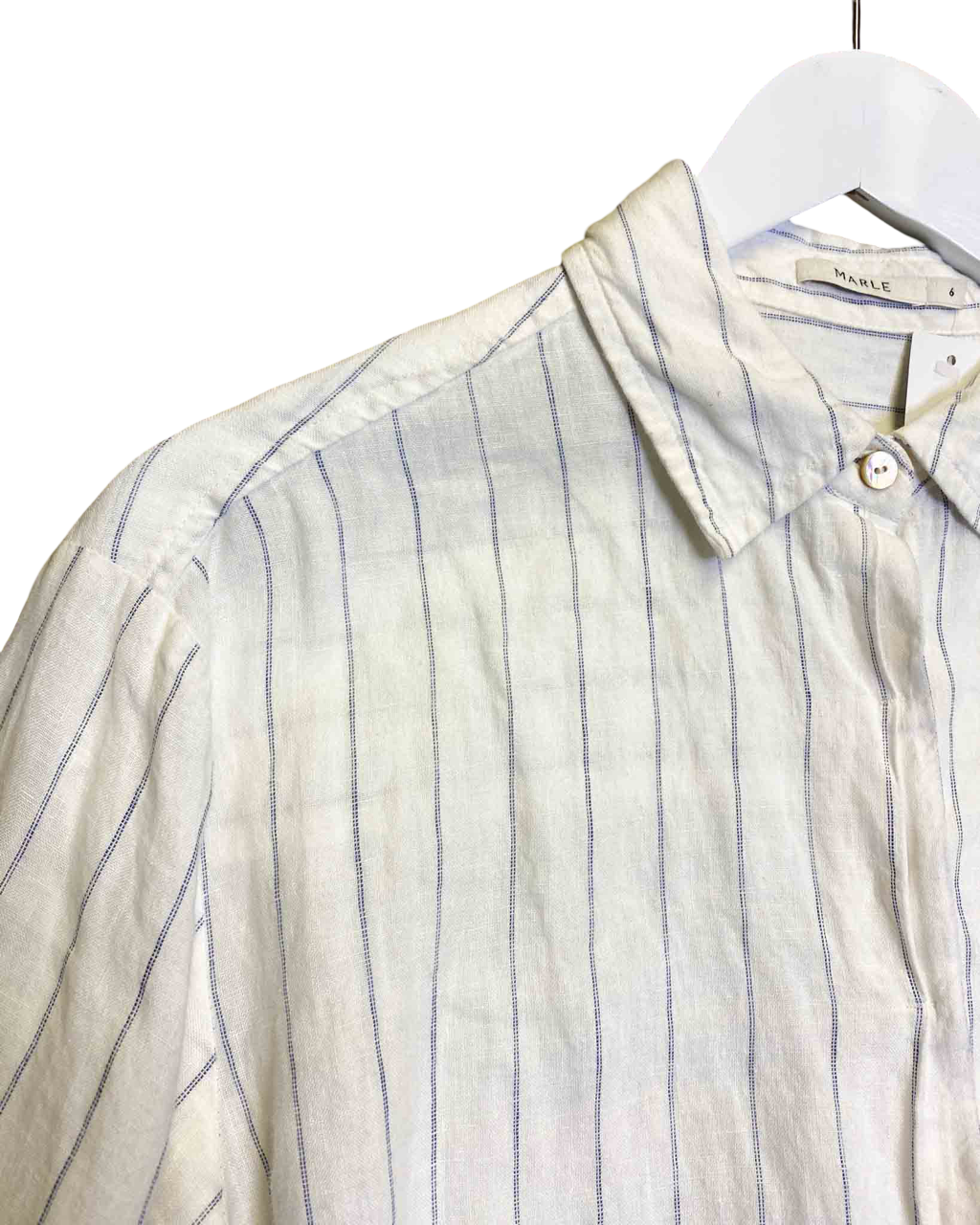 Size 6 | Marle Striped Linen Shirt