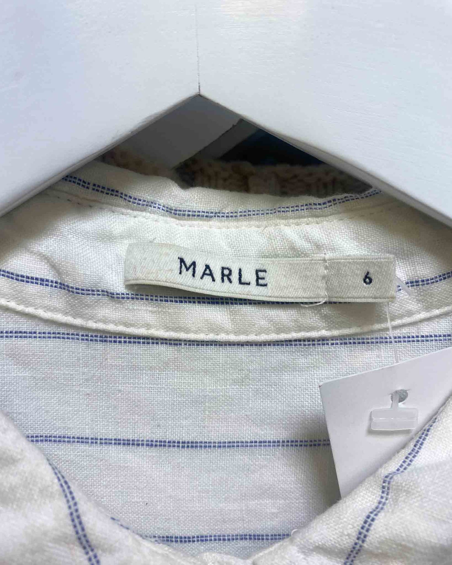 Size 6 | Marle Striped Linen Shirt