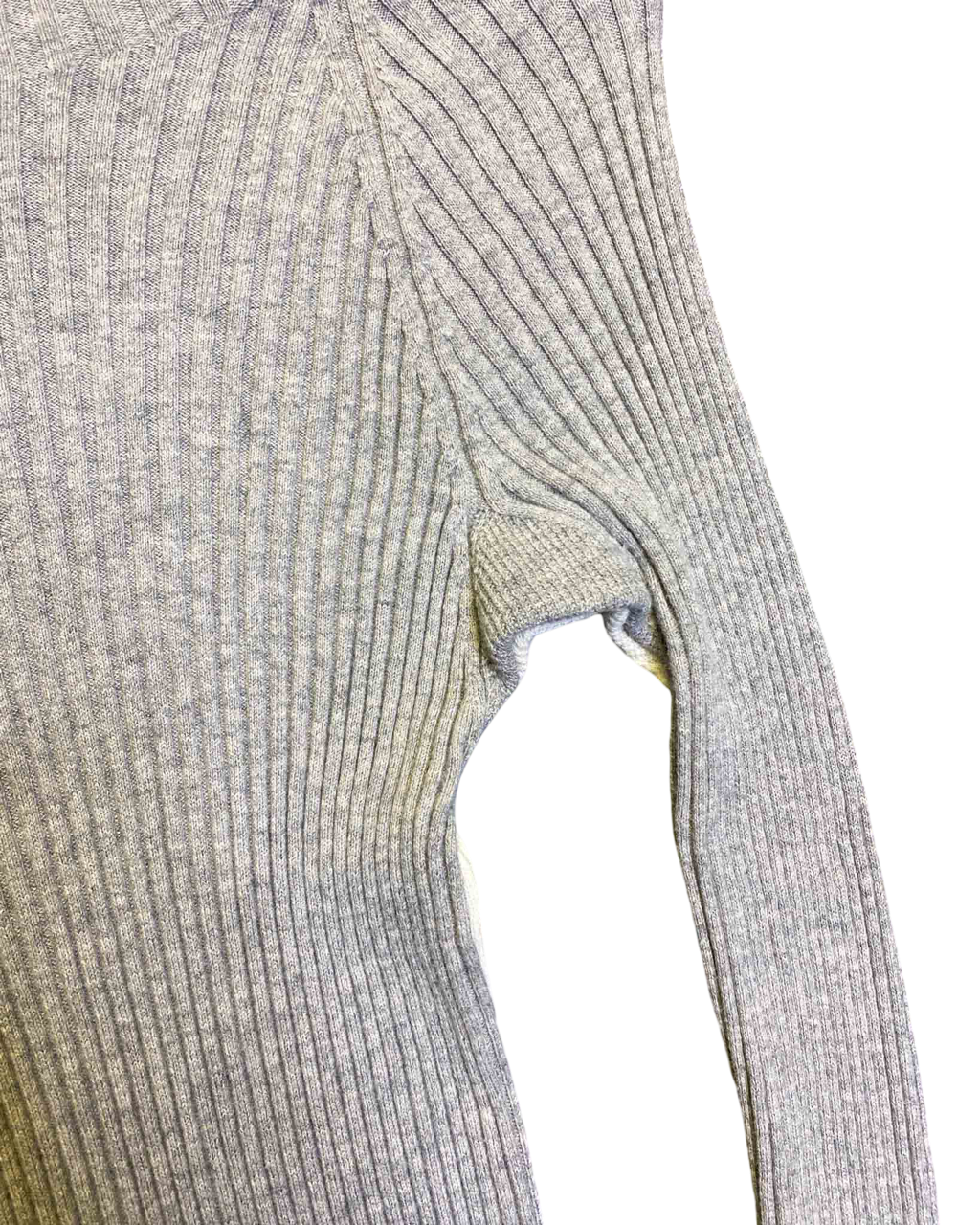 Size S | Bassike Ribbed Merino Cotton Top