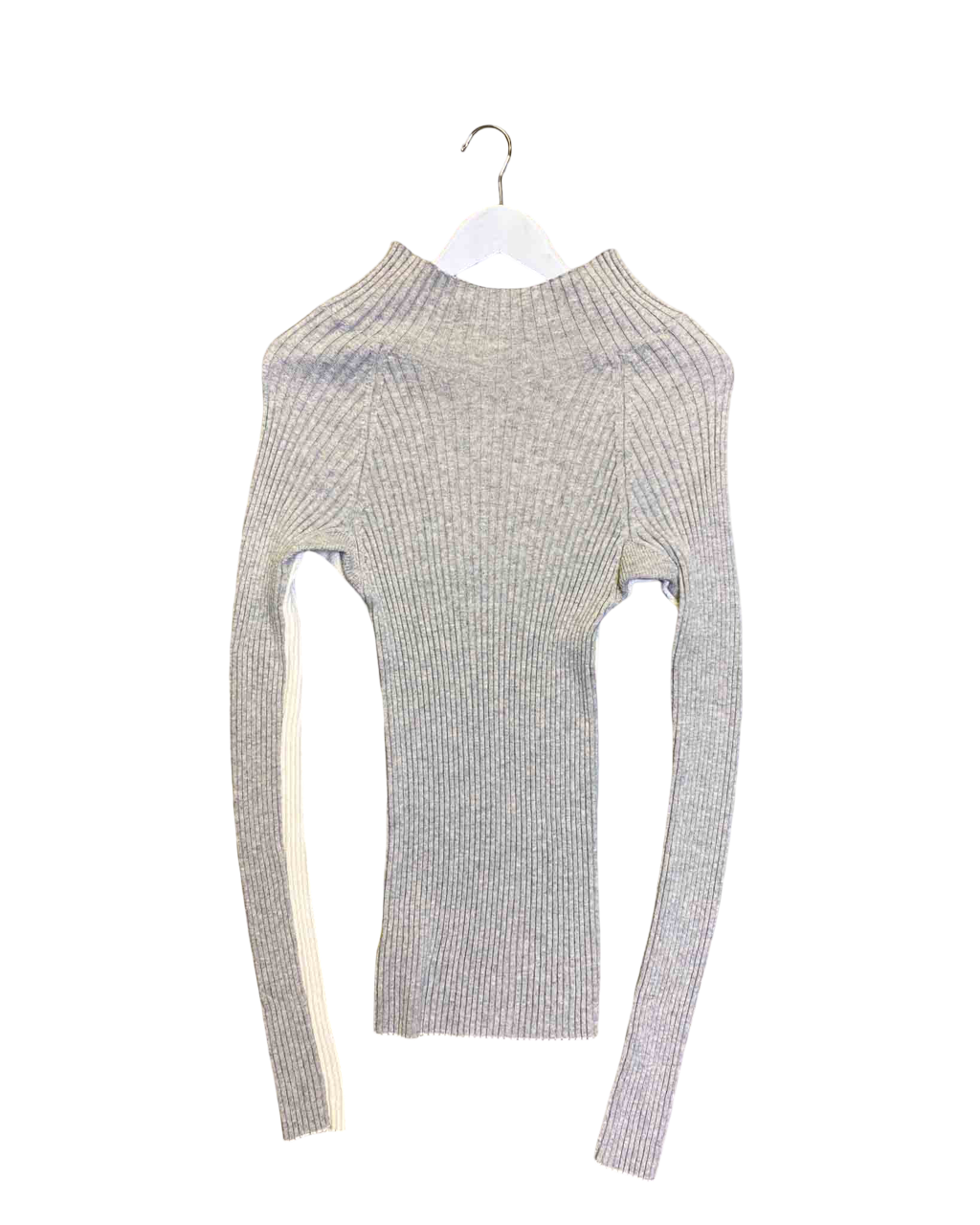 Size S | Bassike Ribbed Merino Cotton Top