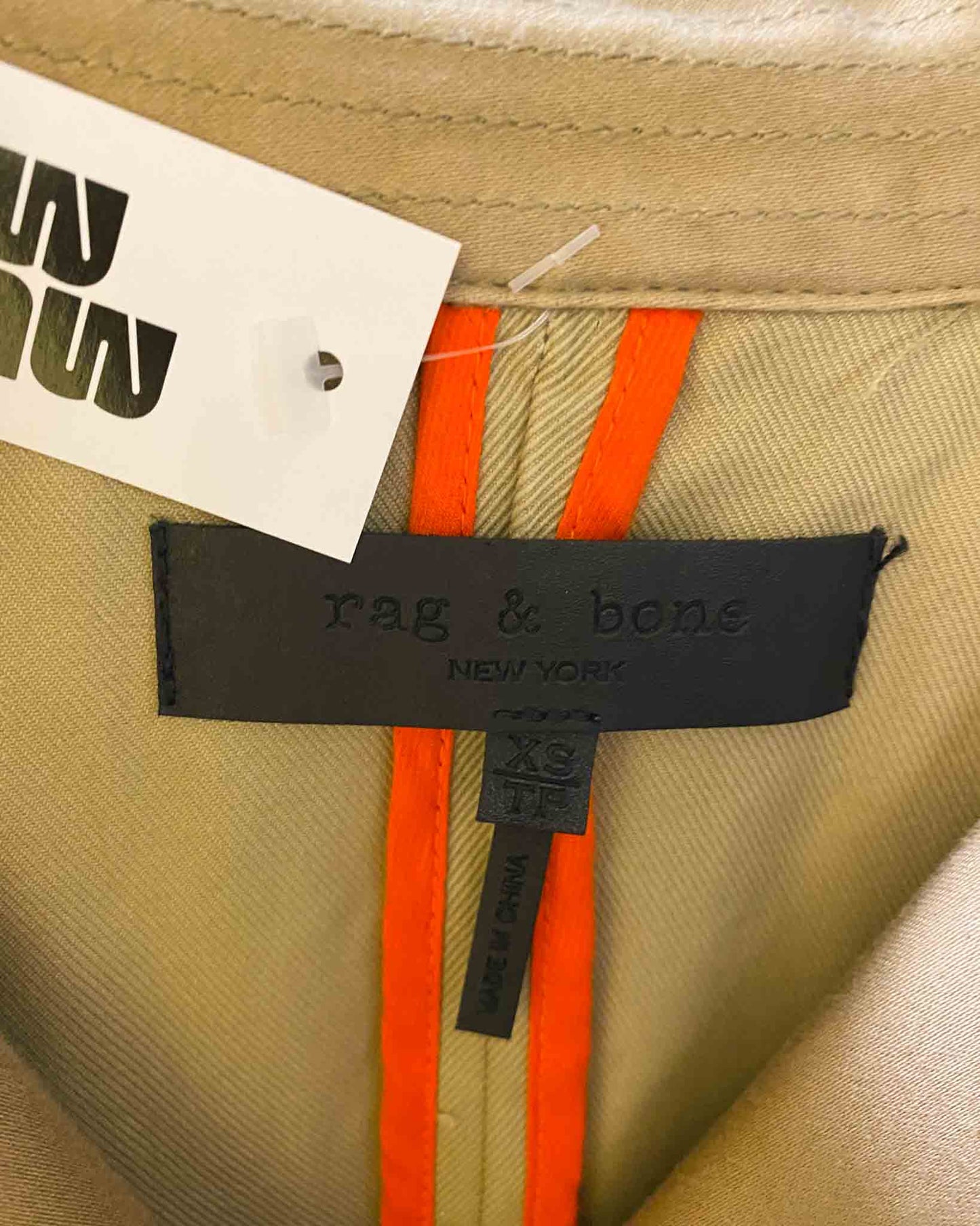 Size XS | Rag & Bone Cotton Trench Coat