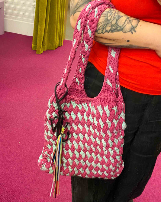 JW Anderson Chunky Knit Tote Bag