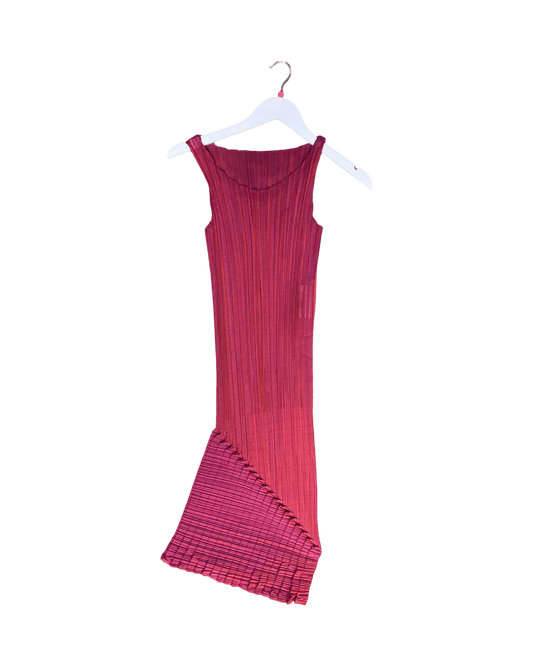 One Size | Issey Miyake Pleats Please Folded Hem Dress