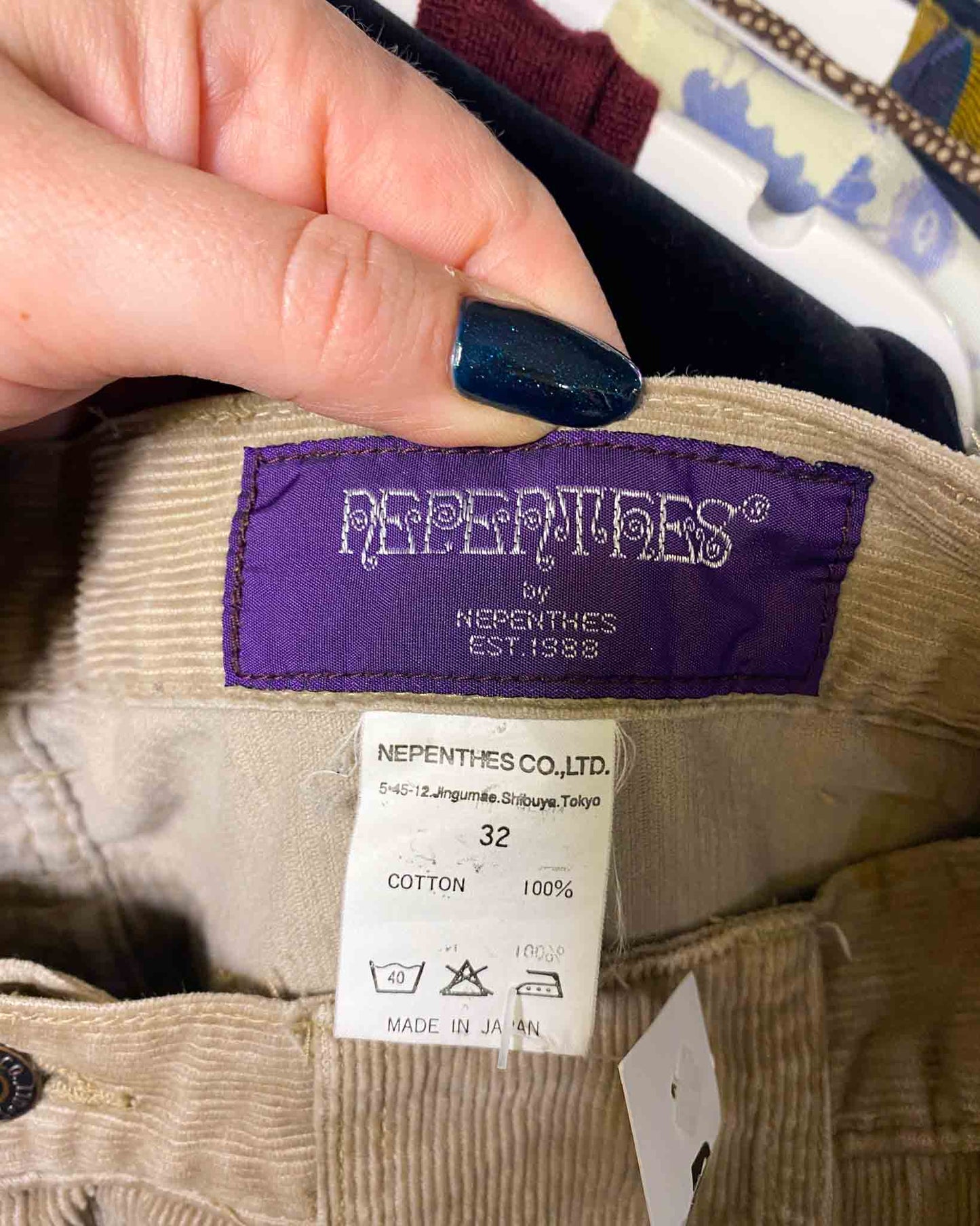 Size 32 | Nepthenes Corduroy Pants