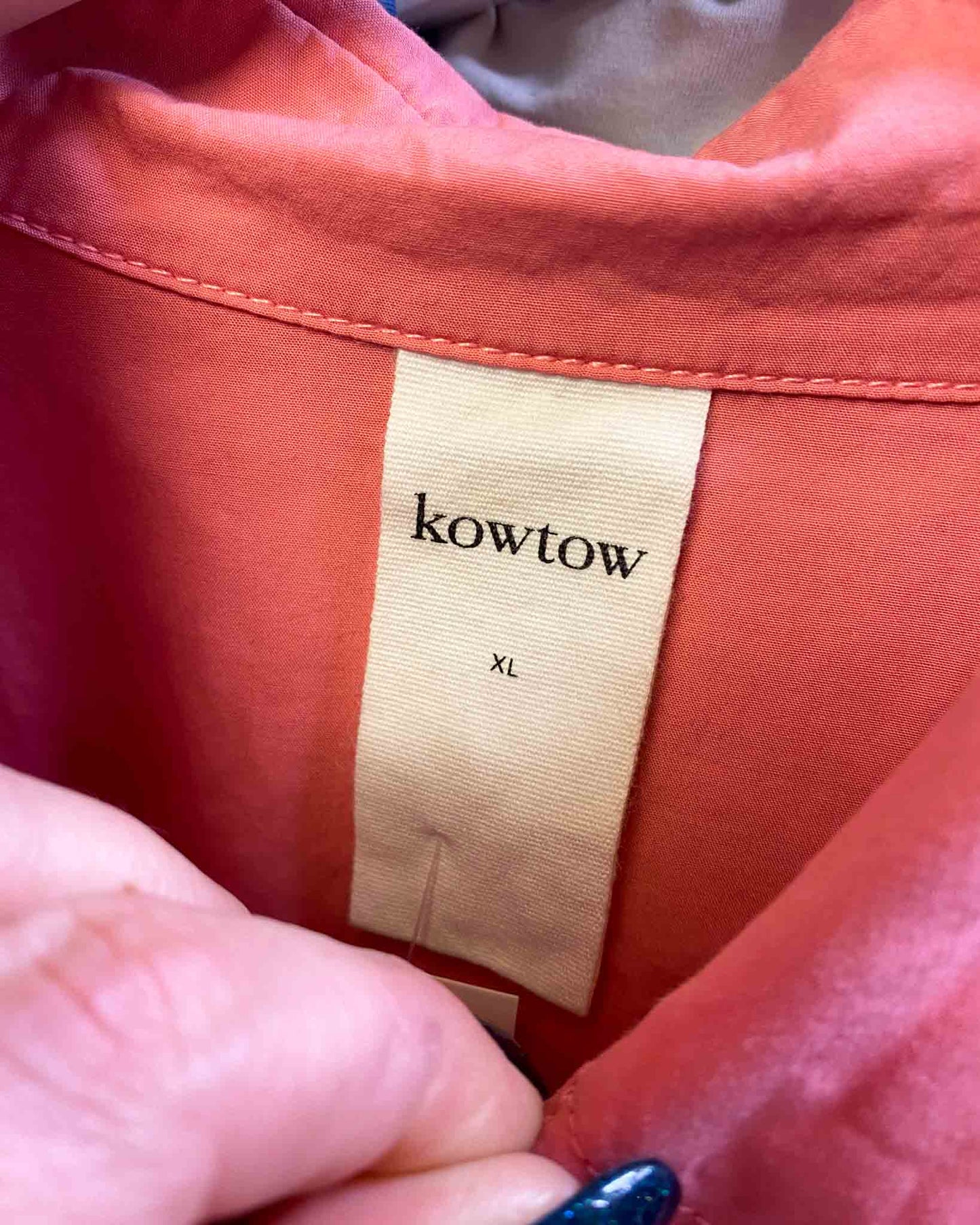 Size XL | Kowtow Oversized Cotton Shirt
