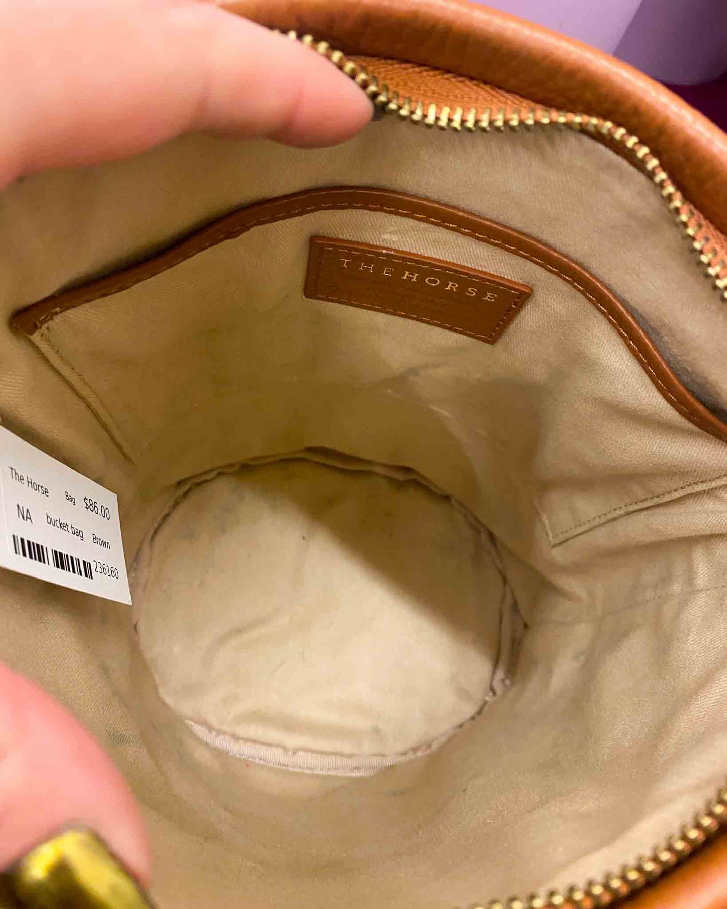 The Horse Leather Bucket Bag