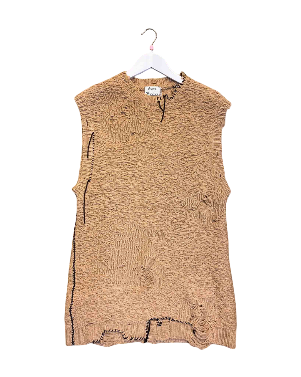 Size XS | Acne Studios Distressed Wool Vest
