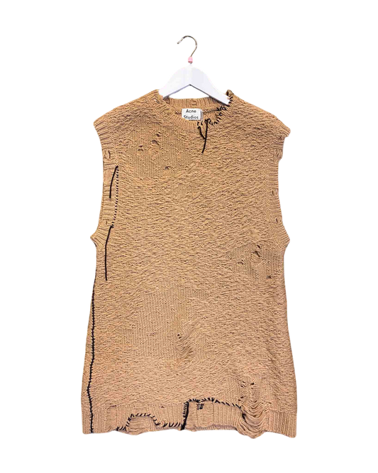 Size XS | Acne Studios Distressed Wool Vest