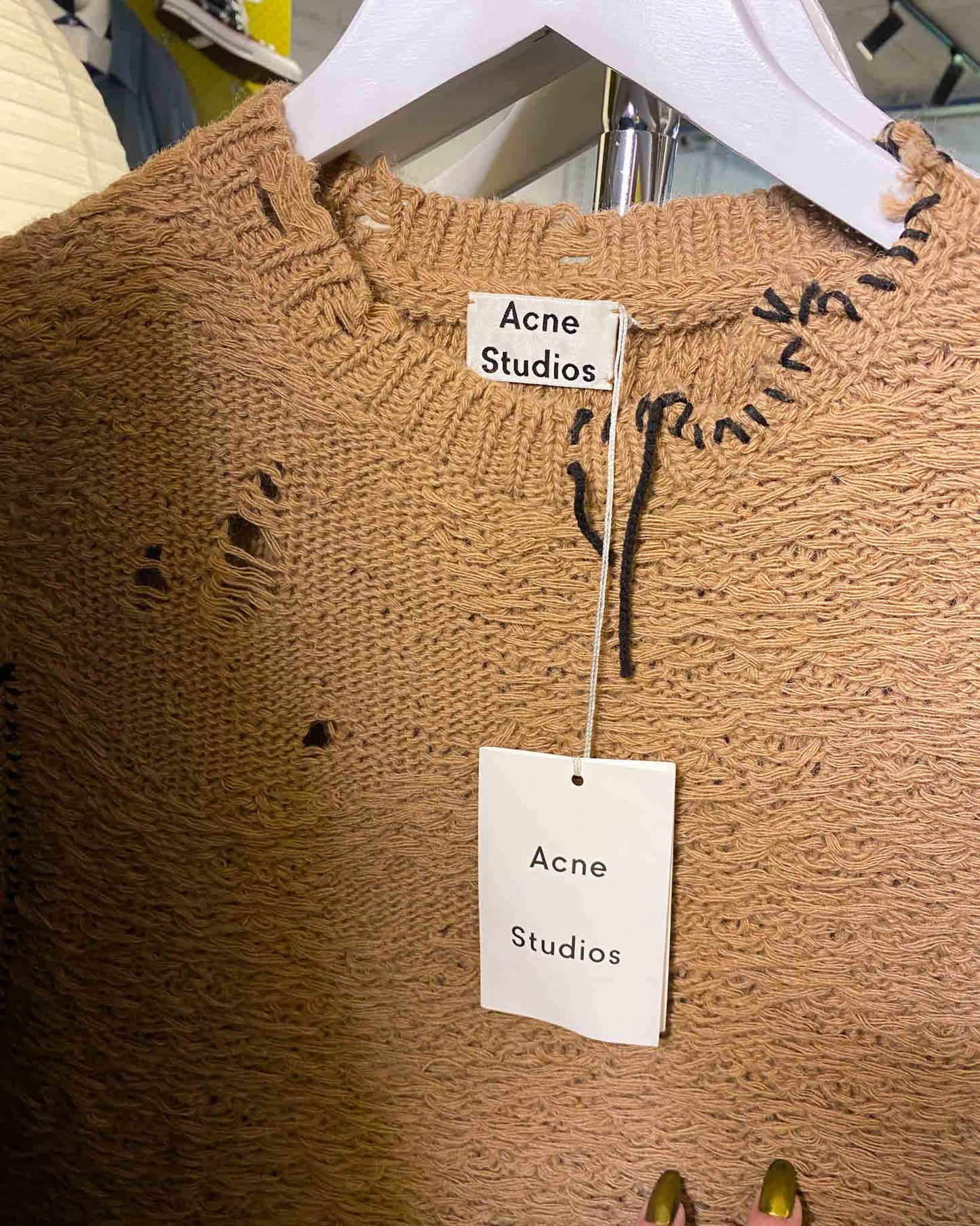 Size XS | Acne Studios Distressed Wool Vest