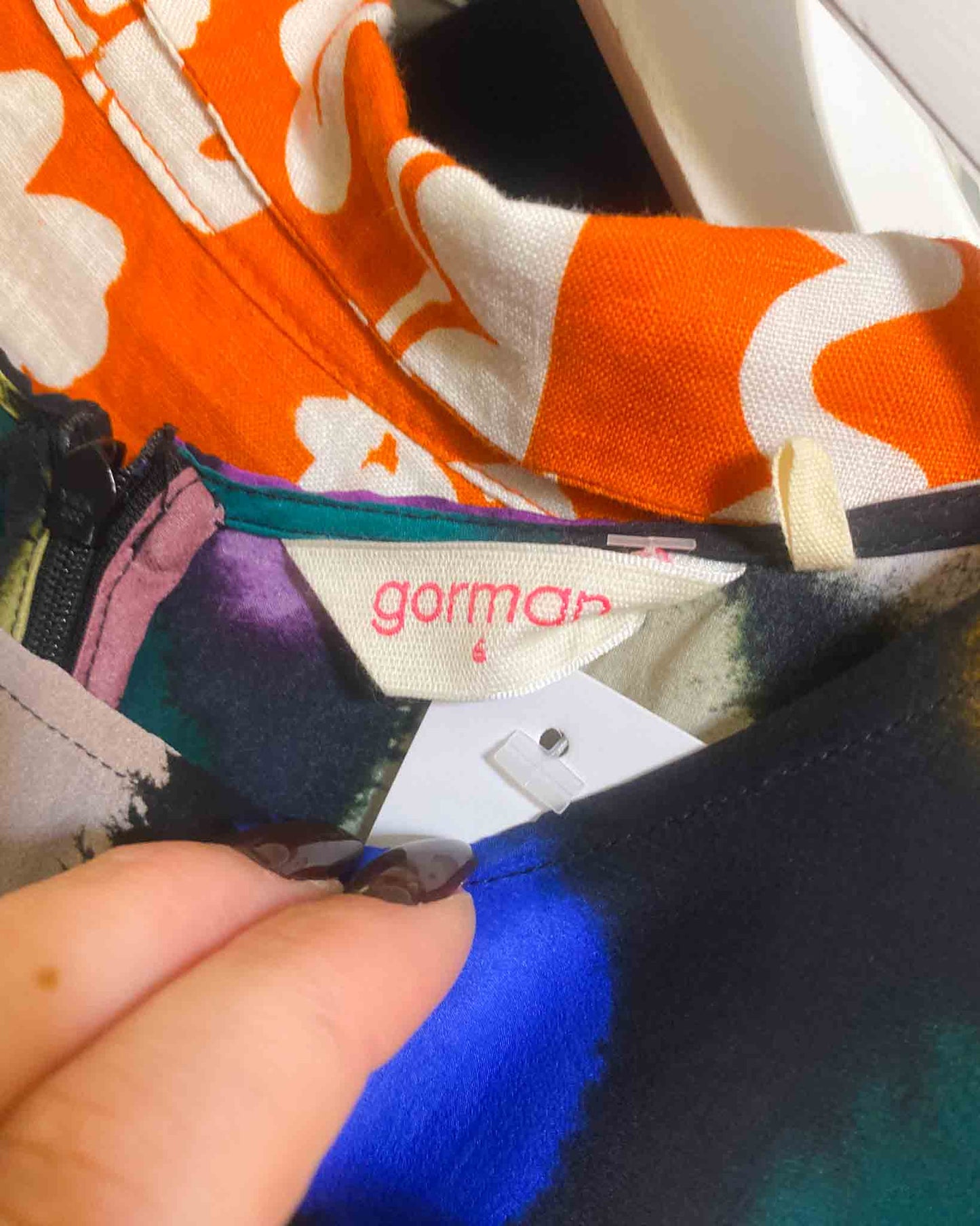 Size 6 | Gorman Silk Spotted Midi Dress
