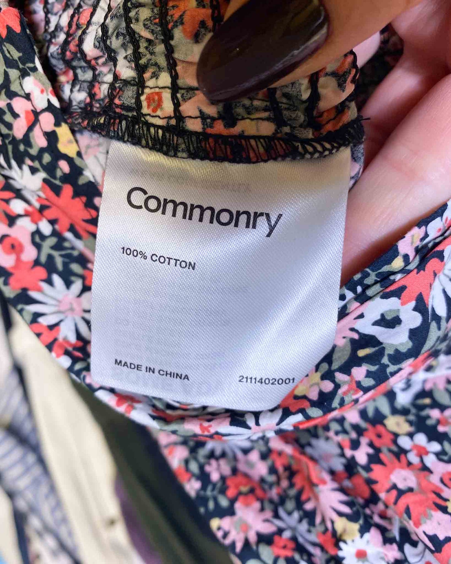 Size 16 | Commonry Floral Crop Top