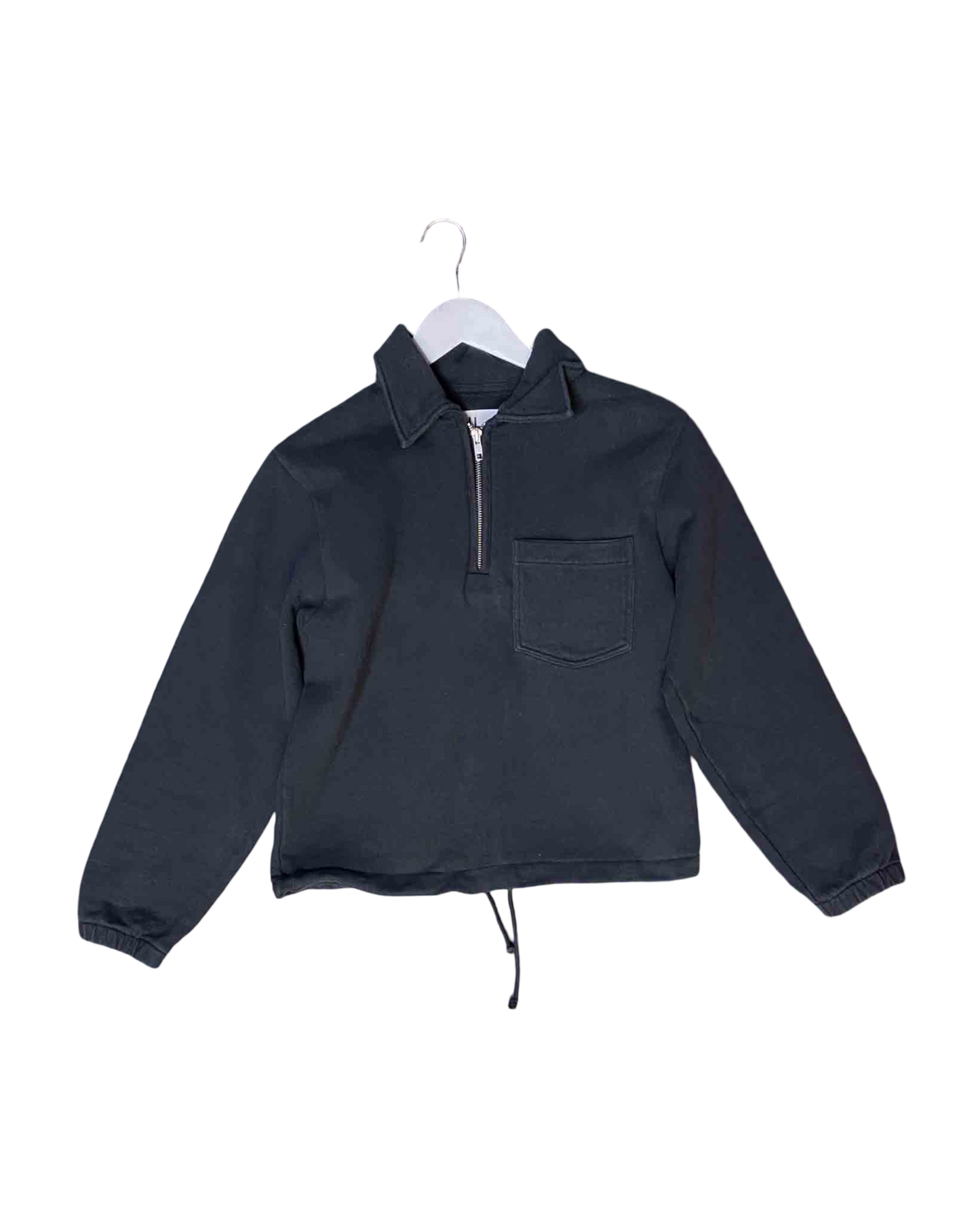 Size S | MHL Heavy Organic Cotton Half Zip Sweatshirt