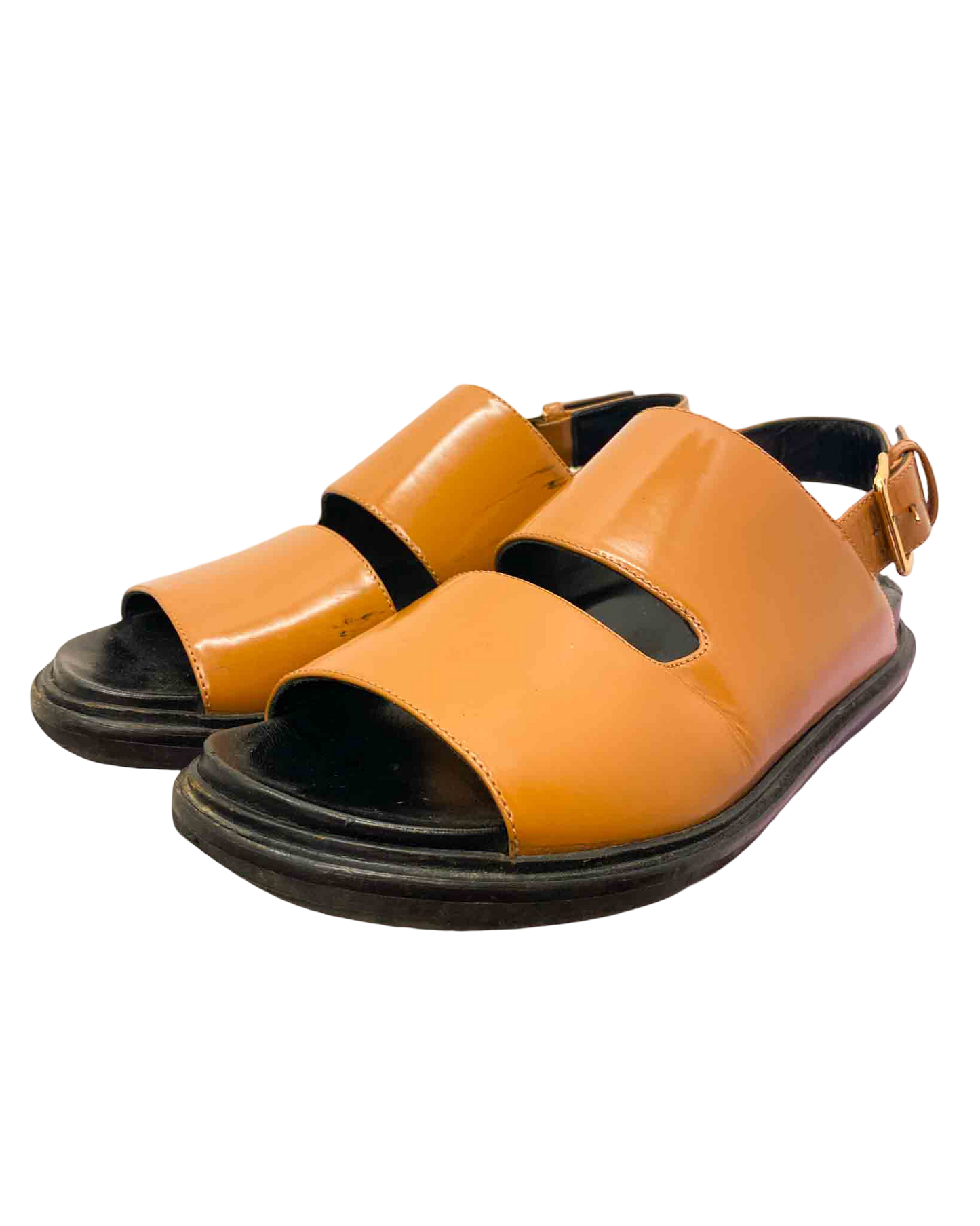 Size 40 | Marni Patent Fusbet Sandals